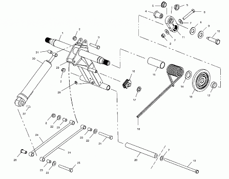 REAR TORQUE ARM - S01NP5CS (4960406040B009)