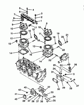 CYLINDER and MANIFOLD ASSEMBLY Storm/0930782 and Storm SKS/0930582 (4923032303029A)
