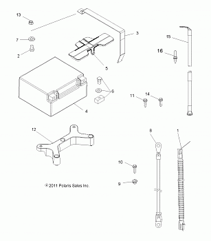 ELECTRICAL, BATTERY - A14ZN8EAB/C/I/M/P/S (49ATVBATTERY14SPXP850)