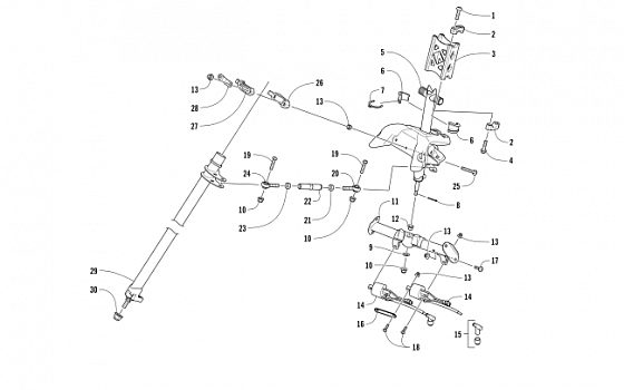 STEERING POST ASSEMBLY