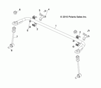 SUSPENSION, REAR STABILIZER BAR - R14TH90DG (49RGRSTABILIZERRR11900D)