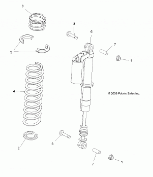 SUSPENSION, FRONT SHOCK MOUNTING - R10VH76AB/AO/AQ/AW (49RGRSHOCKMTG09RZRS)