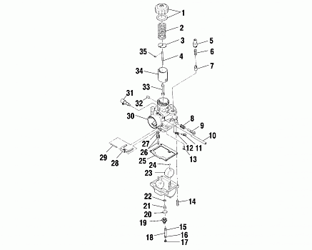 CARBURETOR - S01SD5BS (4960486048C008)