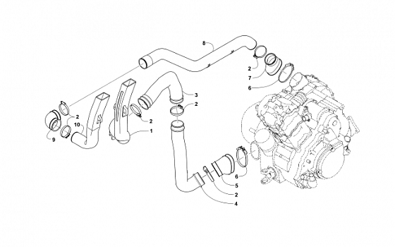 CASE/BELT COOLING ASSEMBLY