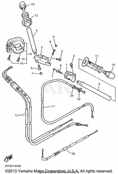 STEERING HANDLE CABLE