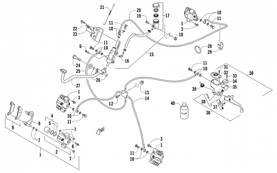 HYDRAULIC BRAKE ASSEMBLY