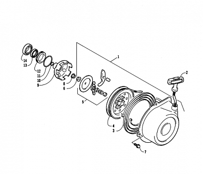 RECOIL STARTER ASSEMBLY