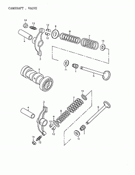 Camshaft, Valve (172a-02)