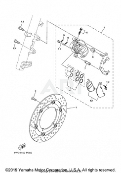 FRONT BRAKE CALIPER