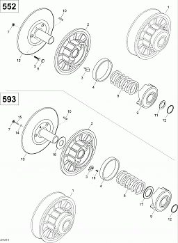 Driven Pulley 600