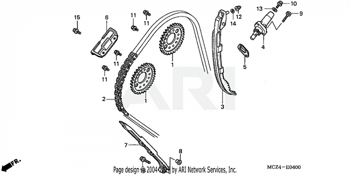 CAM CHAIN + TENSIONER