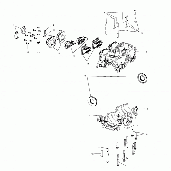 CRANKCASE - S01NX4CS (4961676167C006)