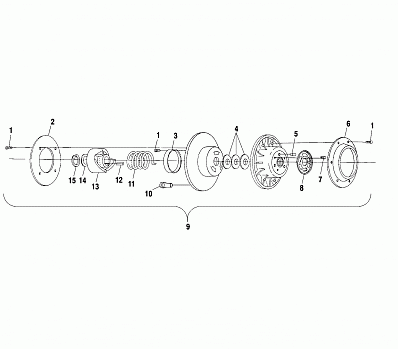 DRIVEN CLUTCH - S01NB4BS (4960876087B013)