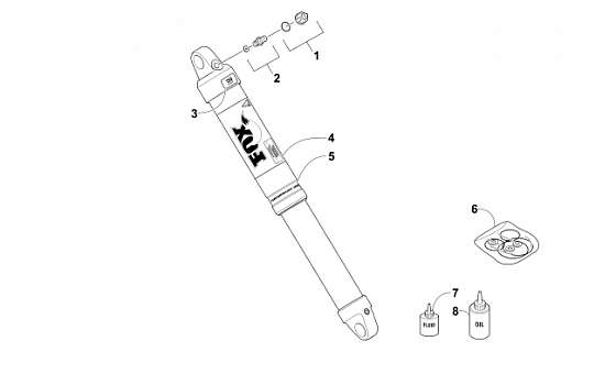 FRONT SUSPENSION SHOCK ABSORBER