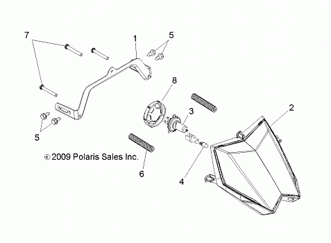 ELECTRICAL, HEADLIGHT - A10NG50FA (49ATVHEADLIGHT10TBI)