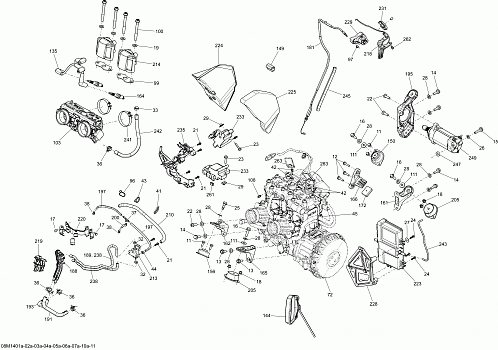 Engine And Engine Support 600HOETEC