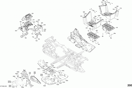 Body And Accessories G2 450-570 Middle Body Parts - Package Hunting