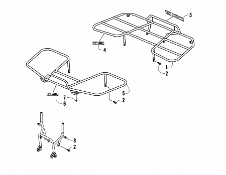 RACKS AND BUMPER ASSEMBLY