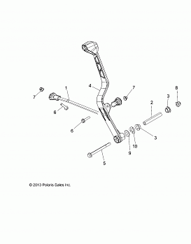 DRIVE TRAIN, GEAR SELECTOR - A18SVA85B5 (49ATVGEARSELECT14SCRAM)