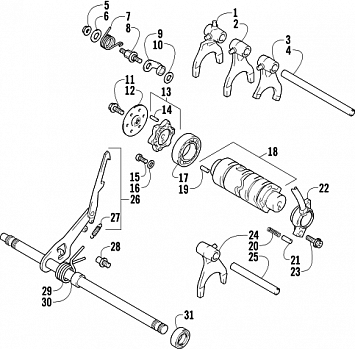 GEAR SHIFTING ASSEMBLY