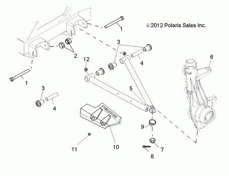 SUSPENSION, A-ARM and STRUT MOUNTING - R18RMAE4N8 (49RGRAARM13500)