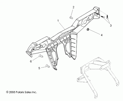 BODY, REAR BUMPER - R13XE76AD/EAI (49RGRBUMPERRR09RZR)