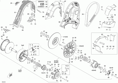 Pulley - 800R E-TEC