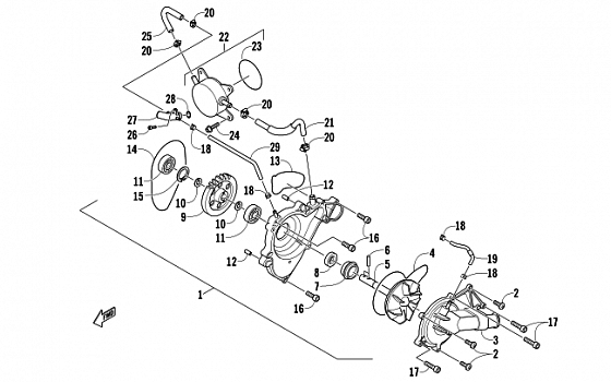 WATER PUMP ASSEMBLY