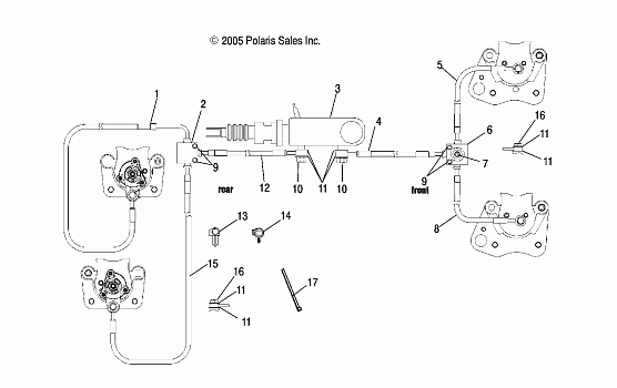 BRAKE LINES/MASTER CYLINDER - R06RD50AB/AC (4999202119920211C03)