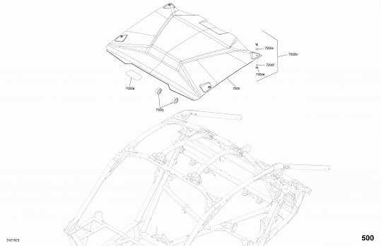 Body - Roof Section - Except Carbon Black