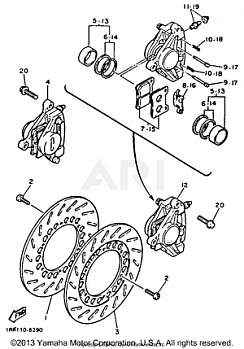 FRONT BRAKE CALIPER