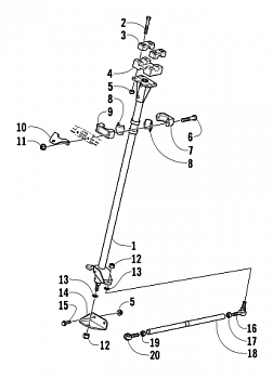 STEERING POST ASSEMBLY