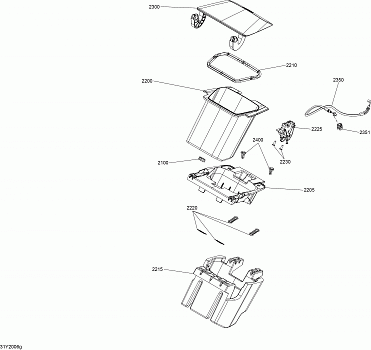 Body And Accessories Console, Glove Box