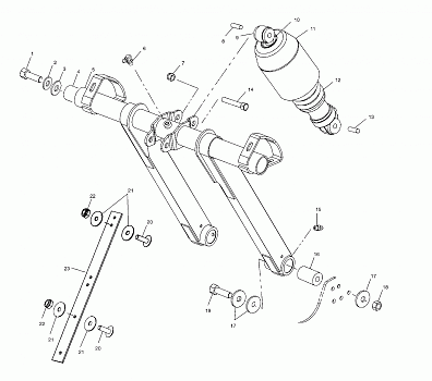 FRONT TORQUE ARM (EDGE) - S02NP8CS/CSA/CSB (4973467346B10)