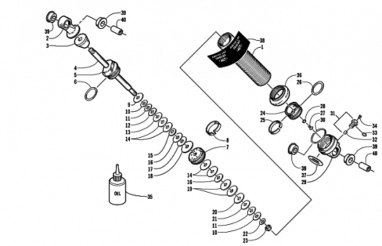 FRONT SUSPENSION SHOCK ABSORBER