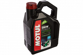 Масло моторное Motul Snowpower 2T полусинтетика 0w40 ( 4л ) 105888