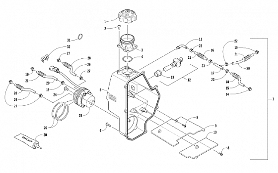 OIL TANK ASSEMBLY