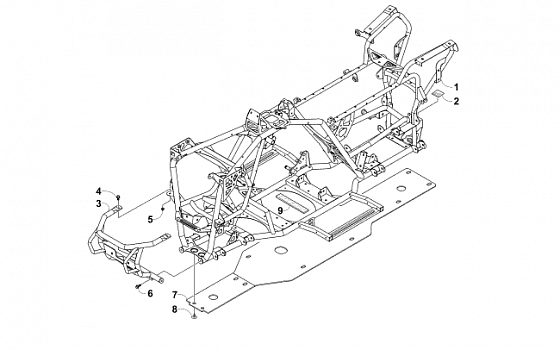 FRAME AND RELATED PARTS