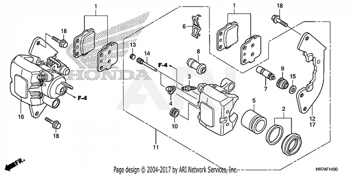 FRONT BRAKE CALIPER