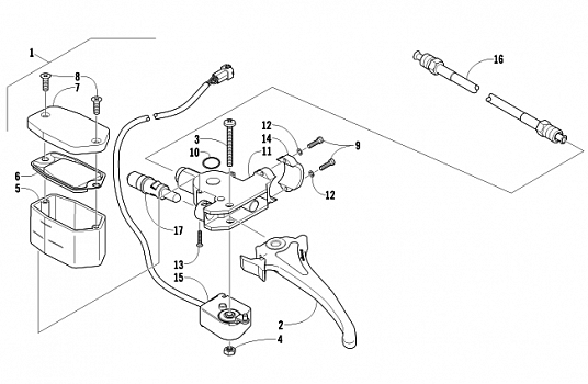 HYDRAULIC BRAKE CONTROL ASSEMBLY