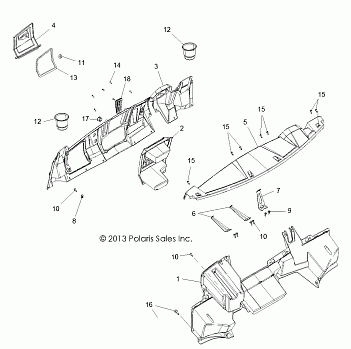 BODY, DASH - R14WH88A/9EA ALL OPTIONS (49RGRDASH14CREW)