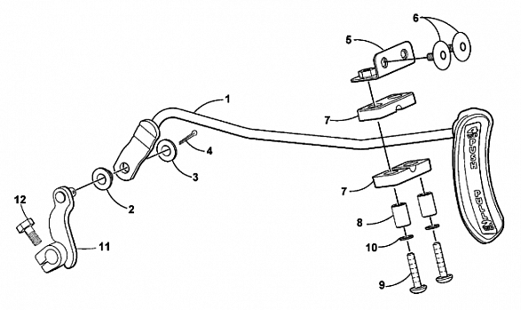 FRONT SHIFT LINKAGE ASSEMBLY