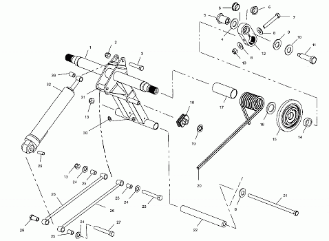 REAR TORQUE ARM - S02ND4BS (4970417041B012)