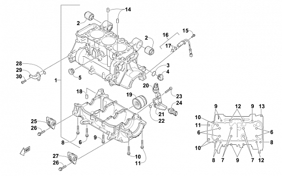 CRANKCASE ASSEMBLY