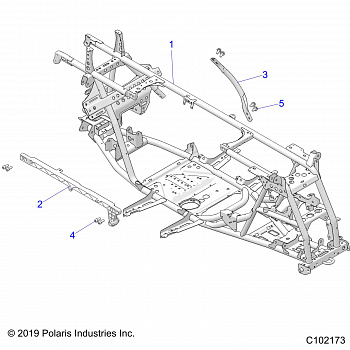 CHASSIS, MAIN FRAME - A20SVE95KR (C102173)