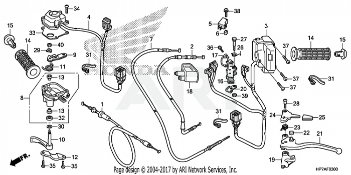 HANDLE LEVER@SWITCH@CABLE