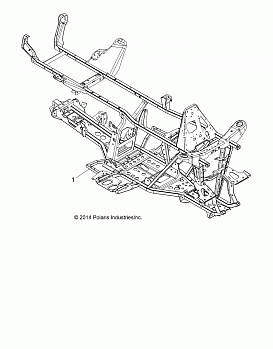 CHASSIS, FRAME - A19SEP57P1/SES57P5/7/SET57P1/7 (49ATVFRAME15570AA)