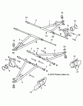 SUSPENSION, FRONT CONTROL ARMS - R14WH88A/9EA ALL OPTIONS (49RGRSUSPFRT14CREW)