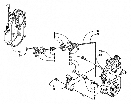 DROPCASE CHAIN TENSION ASSEMBLY (OPTIONAL)