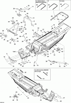 Frame and Components 800HO